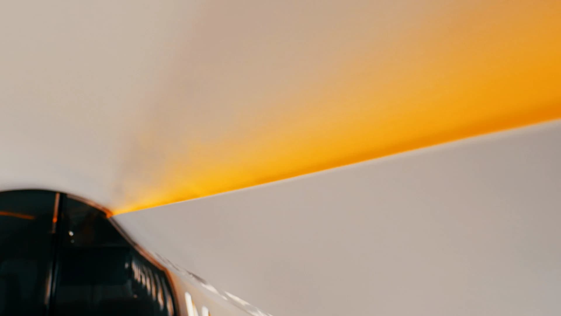 Falcon 2000 warm accent lighting detail.