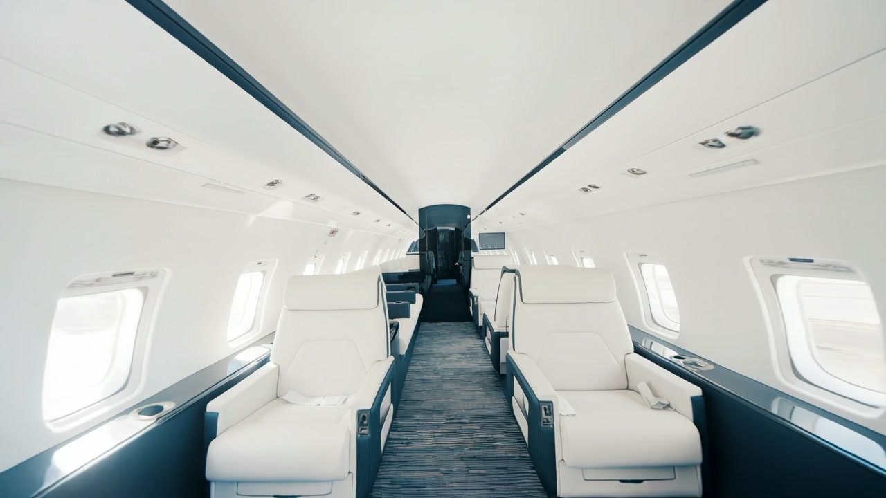 Challenger 604 · original film — frame from the original Rex film
